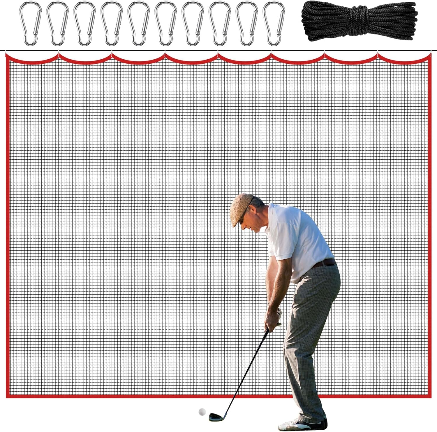 Practice Net Hitting - Heavy Duty Golf Net 10x10FT Golf