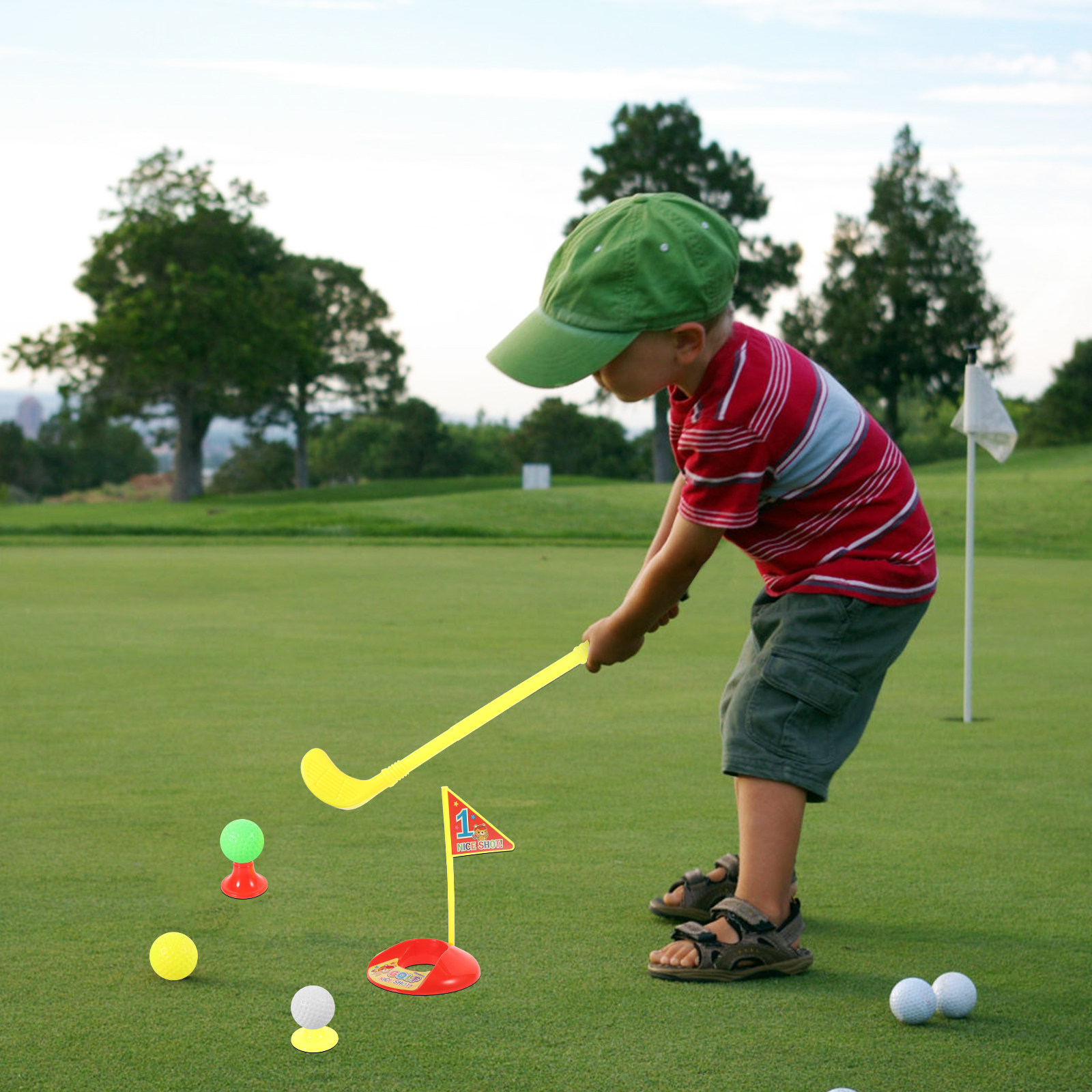 Golf Equipment For Kids - 1Set Educational Kids Golf Sports Set