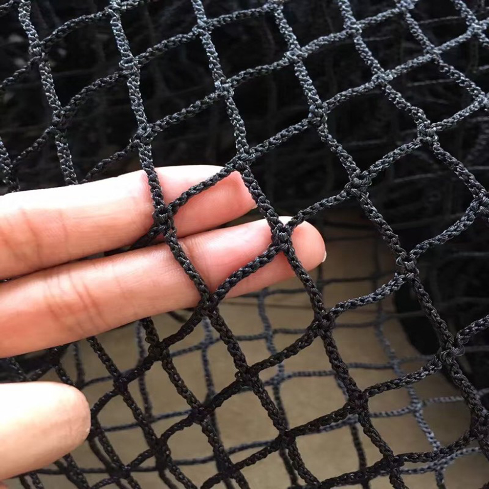 Practice Net Hitting - Black Soccer Backstop Net, Sports Practice