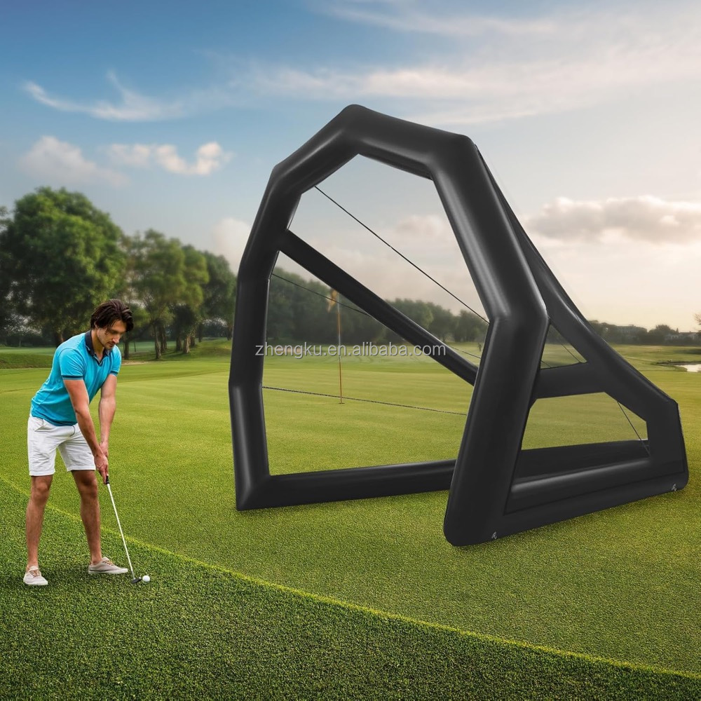 Practice Net Hitting - Inflatable Golf Practice Swing Simulator Net