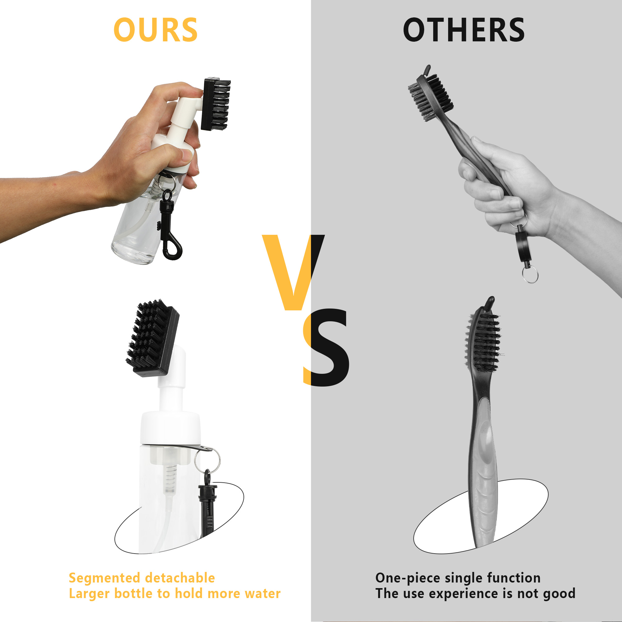 Golf Club Cleaner Brush Spray  – Golf Equipment Wholesale recenzja i cena