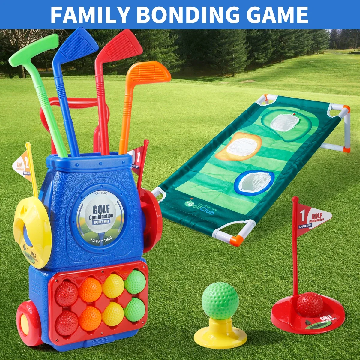Upgraded Kids Golf Cart Toy wi – Golf Equipment For Kids recenzja i cena