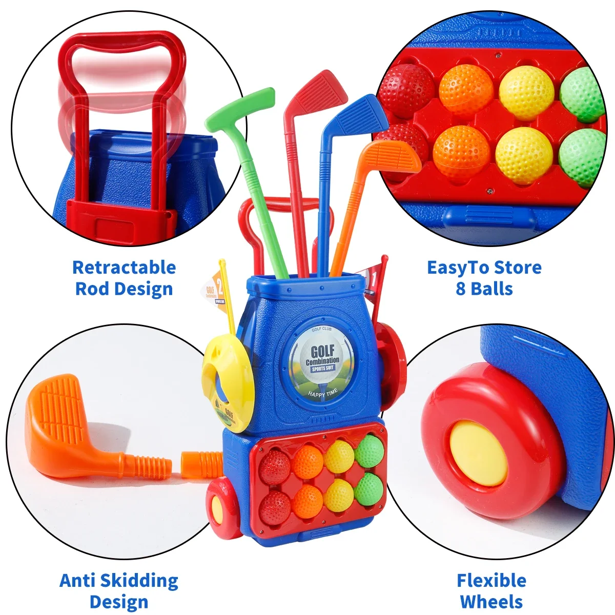 Upgraded Kids Golf Cart Toy wi – Golf Equipment For Kids recenzja i cena