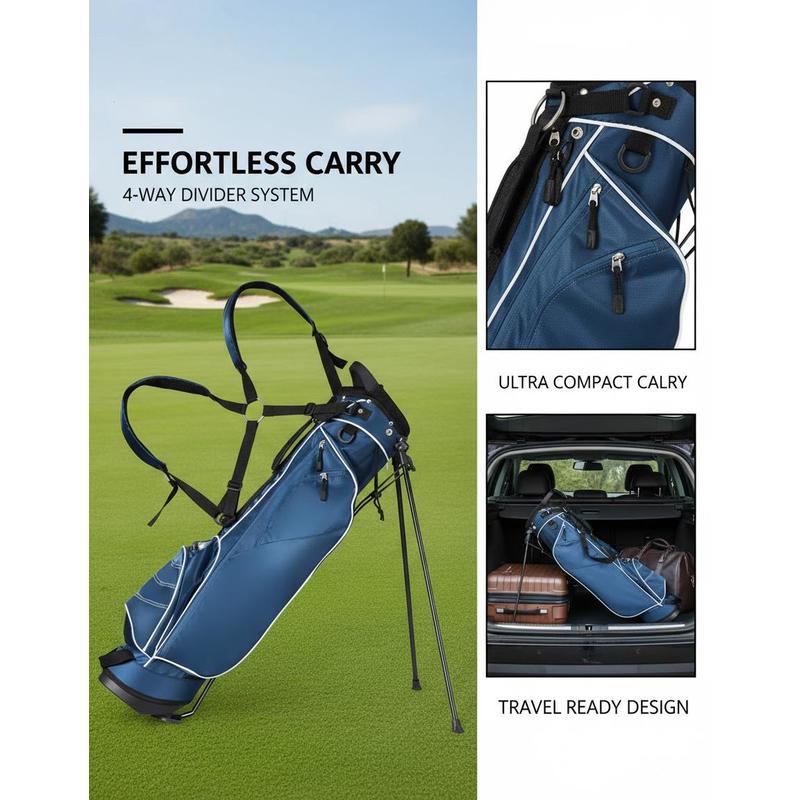 Golf Stand Cart Bag with 4 Way – Golf Bag Stand Cart recenzja i cena