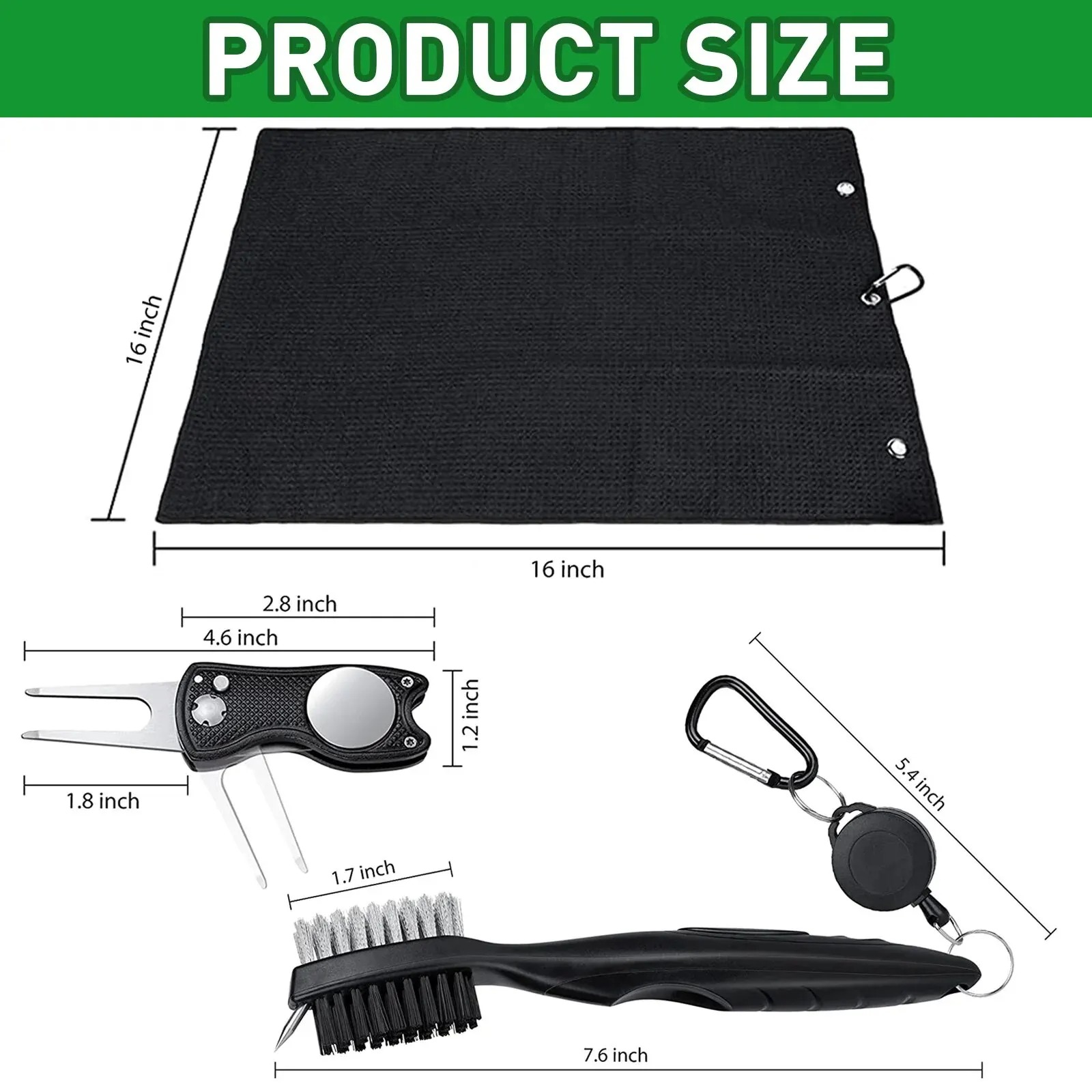 Golf Club Brush and Towel Clea – Golf Equipment Wholesale recenzja i cena