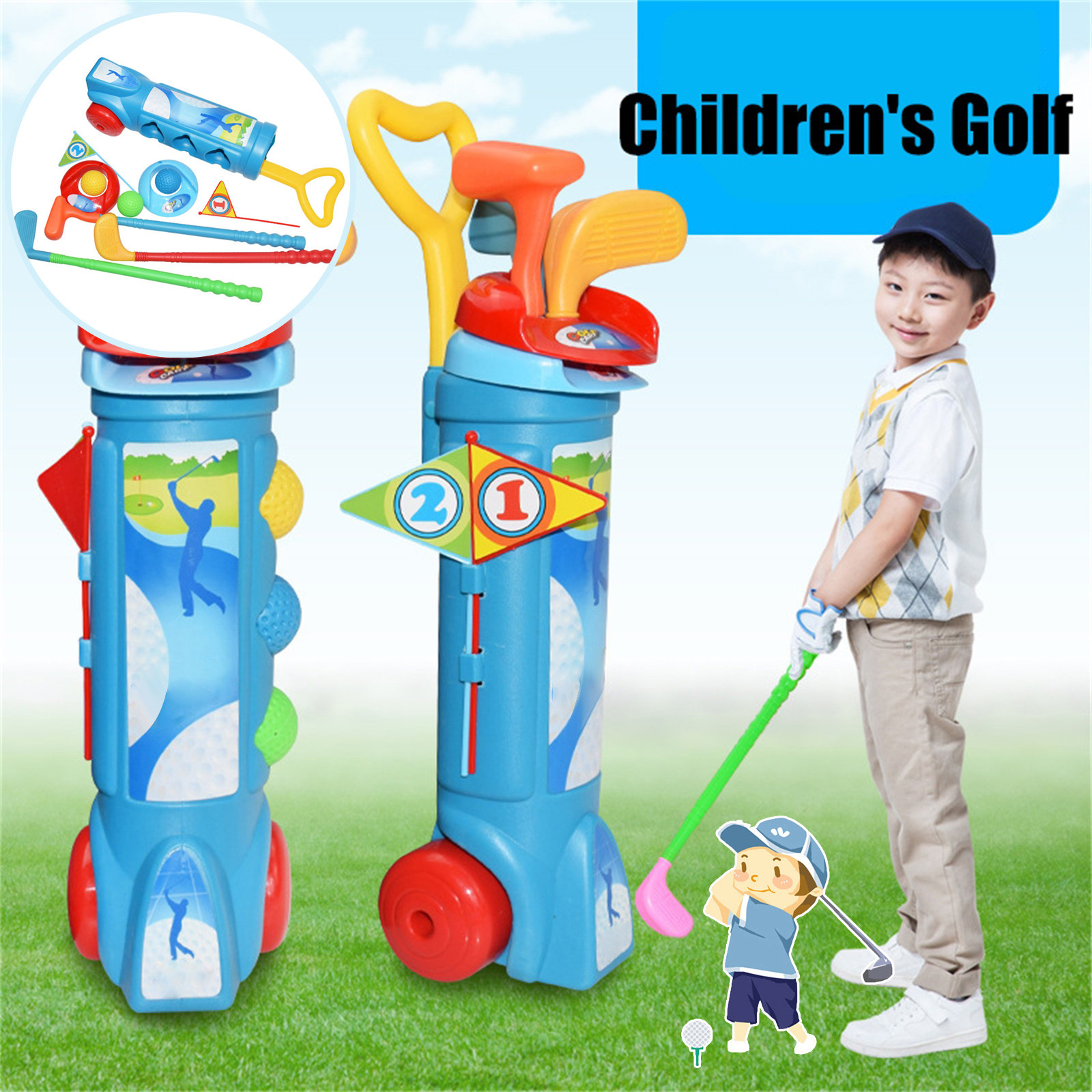 New Toddler Golf Set, Kids Gol – Golf Equipment For Kids recenzja i cena