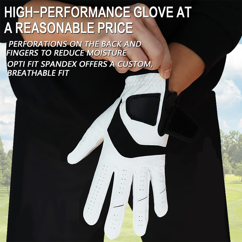 5 Pcs Golf Gloves Men Leather  – Golf Equipment Wholesale recenzja i cena
