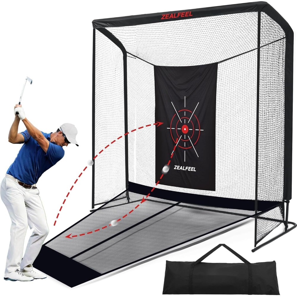 US Shipping 10x7ft 8x8ft Golf  – Practice Net Hitting recenzja i cena